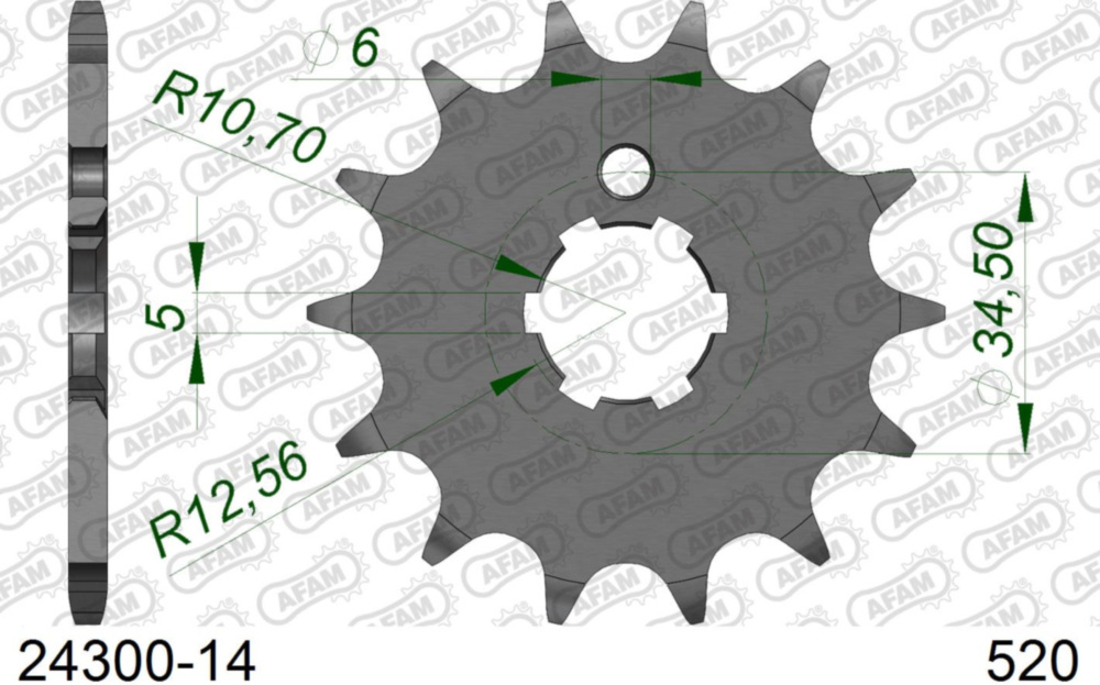 Ritzel AFAM 520 - 14Z 2430014