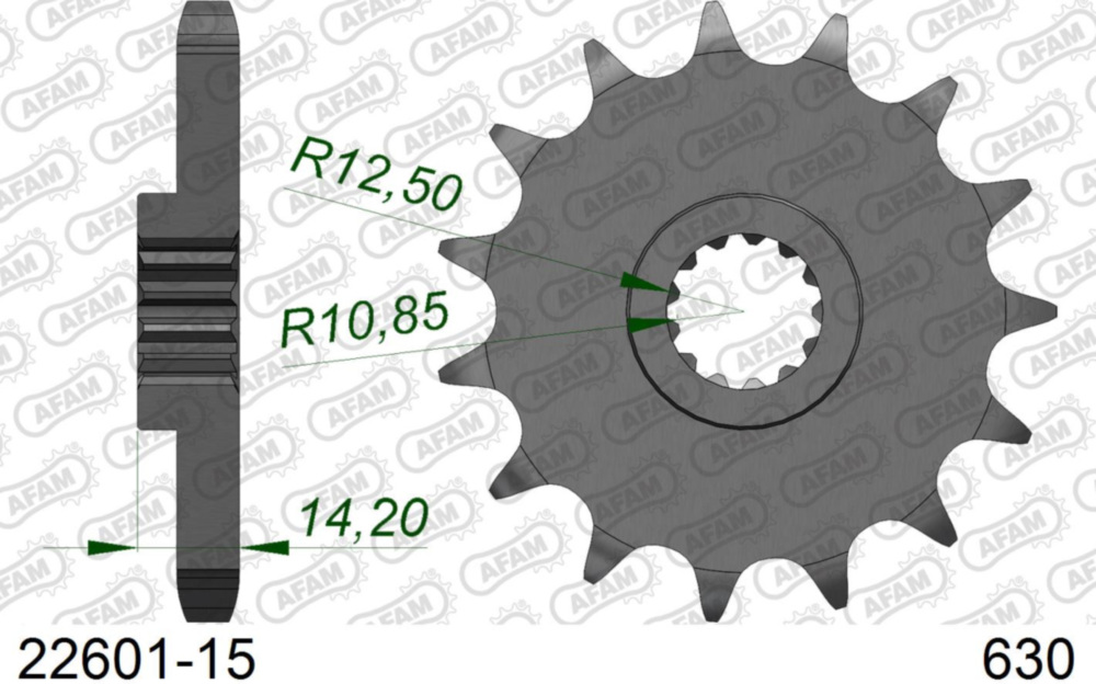 Ritzel AFAM 630 - 15Z 2260115