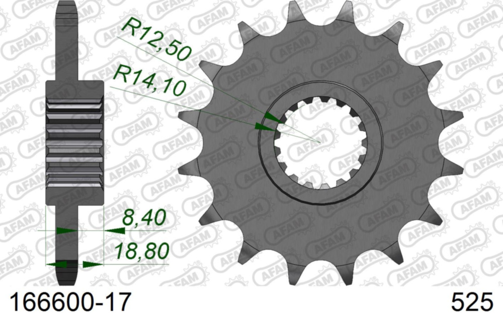 Ritzel AFAM 525 - 17Z 16660017