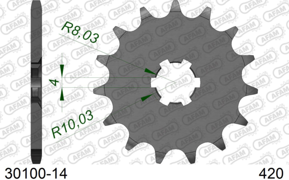 Ritzel AFAM 420 - 14Z 3010014