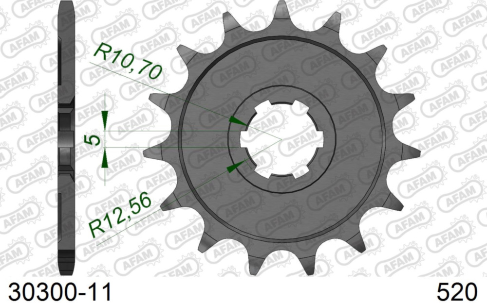 Ritzel AFAM 520 - 11Z 3030011