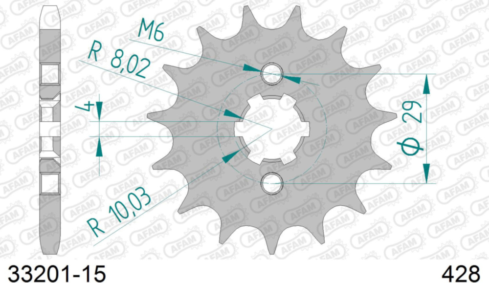 Ritzel AFAM 428 - 15Z 3320115
