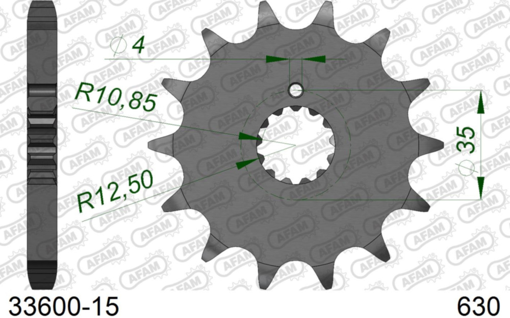 Ritzel AFAM 630 - 15Z 3360015
