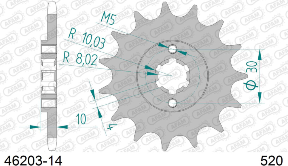 Ritzel AFAM 520 - 14Z 4620314