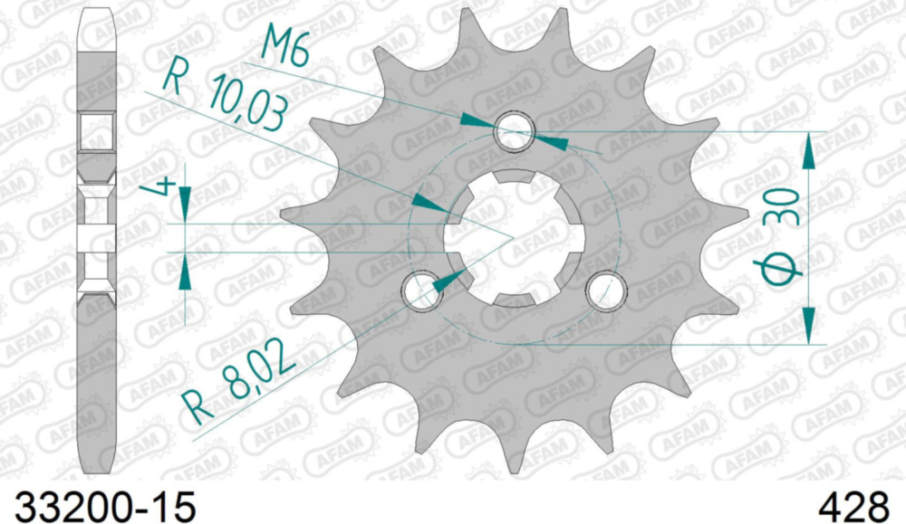Ritzel AFAM 428 - 15Z 3320015