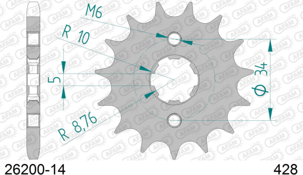 Ritzel AFAM 428 - 14Z 2620014