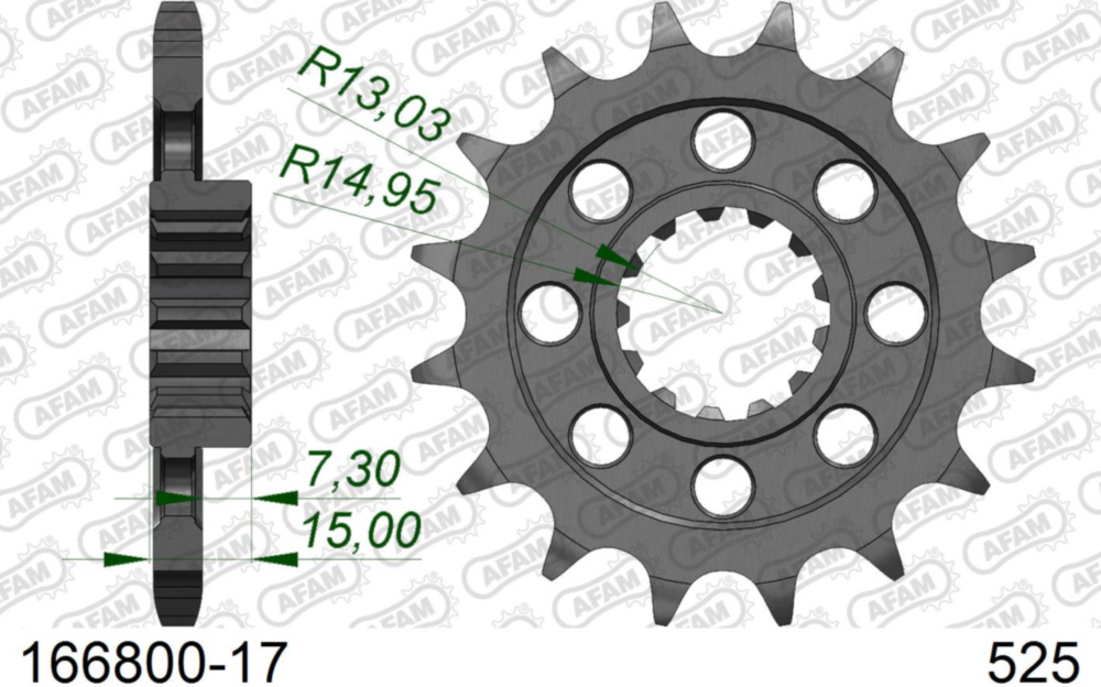 Ritzel AFAM 525 - 17Z 16680017