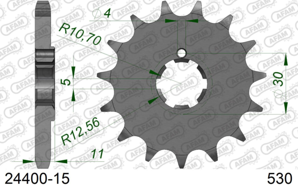 Ritzel AFAM 530 - 15Z 2440015