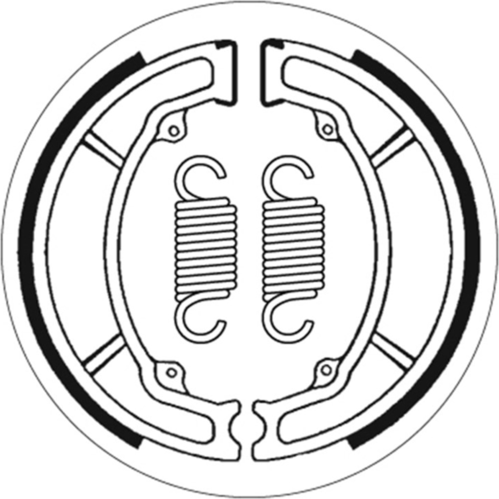 Bremsbelag Bremsbacken SBS 2188