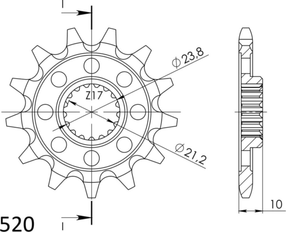 Ritzel Supersprox 520/13Z 22407-13