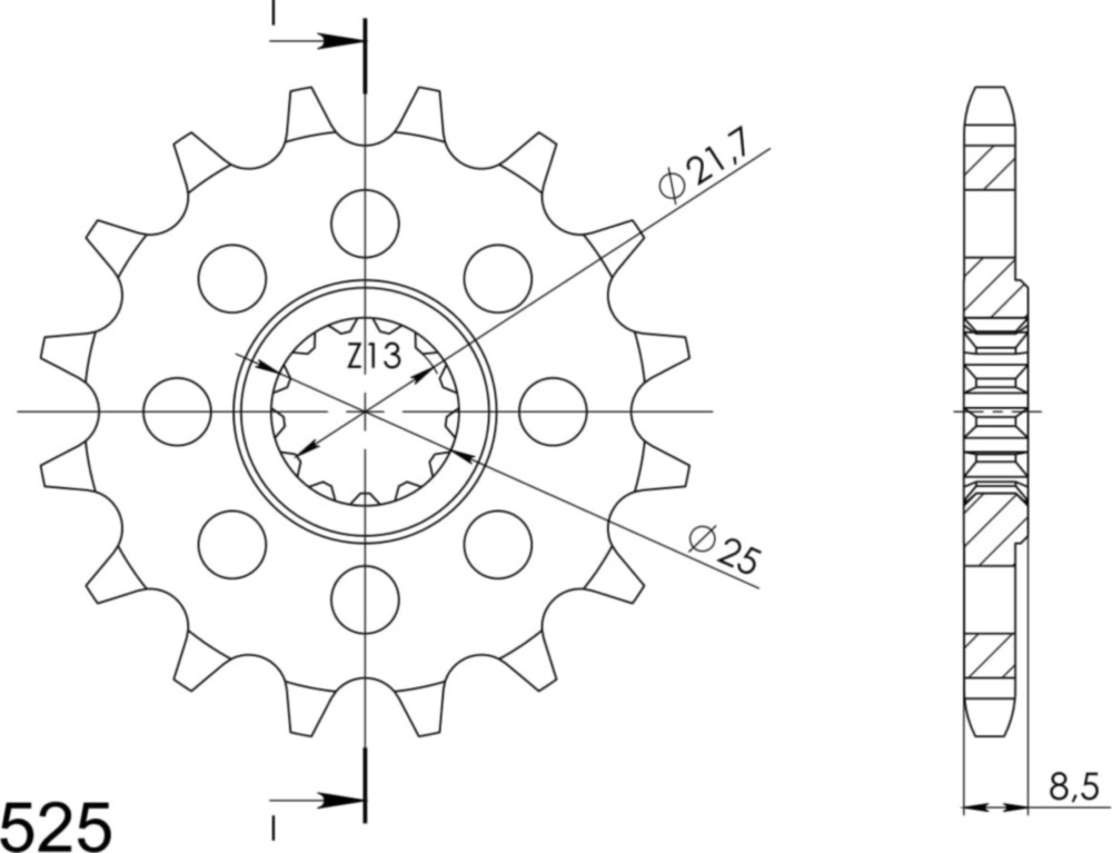 Ritzel Supersprox 525/16Z 24603-16