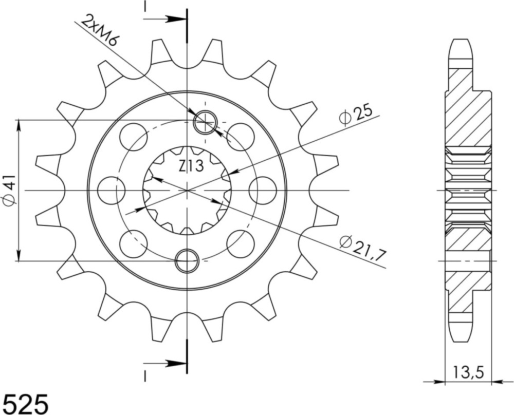 Ritzel Supersprox 525/16Z 20507-16