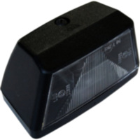 Kennzeichenleuchte Anh&auml;nger Glas