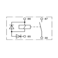 Schlie&szlig;errelais 24V 50A 0332002256
