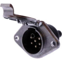 Steckdose 7-polig Alu 24V