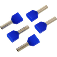 Aderendh&uuml;lsen Doppel 10 blau JMP