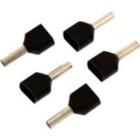 Aderendh&uuml;lsen Doppel 8.0 schwarz JMP