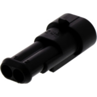 Flachstecker AMP TYCO 2-polig JMP