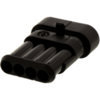 Flachstecker AMP TYCO 4-polig JMP