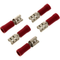 Flachstecker HUEL 1.0 rot JMP 1580218