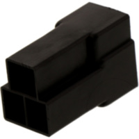 Geh&auml;use FLACHSTECK 3P schwarz JMP