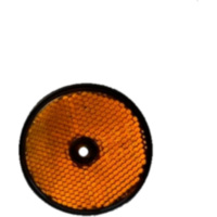 Rückstrahler rund gelb 4314000