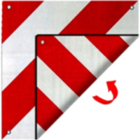 Warntafel 2 in 1 500X500