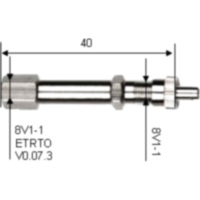 Ventilverl&auml;ngerung Metall starr 072122