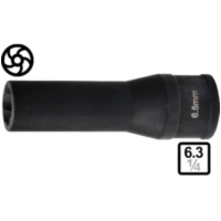 Stecknuss SPIRAL 1/4 6.50