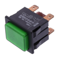 LICHTSCHALTER gr&uuml;n Nussbaum