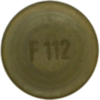 Verschlussstopfen F112 15mm wei&szlig;