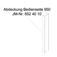 Abdeckung bedienseite