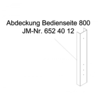 Abdeckung bedienseite 580802