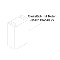 Gleitst&uuml;ck mit NUTEN