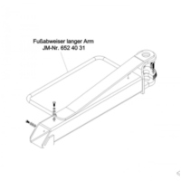 FUSSABWEISER LANGER Arm