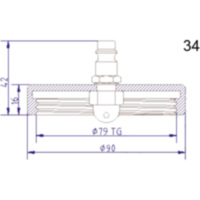 Anschlussdeckel NR.34
