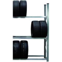 Reifenregal 4 Ebenen Anbaufeld