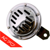 Hupe Motorrad 12V AC chrom JMP