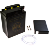 Motorradbatterie 01411 schwarz 6V