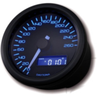 Tachometer elektrisch schwarz Daytona 86861