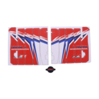 Etikett Aufkleber K&uuml;hlerlamellen BlackBird Racing 983786