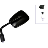 Spiegel schwarz links JMP BA19K0062BL