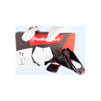 Verkleidung Schutzblech Abdeckung komplett Kit wei&szlig; 90214