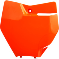 Startnummerntafel orange 16