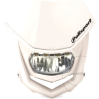 Scheinwerfer Maske Halo wei&szlig;