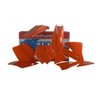 Verkleidung Schutzblech Abdeckung komplett Kit orange / schwarz