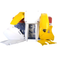 Verkleidung Schutzblech Abdeckung komplett Kit gelb/weiß