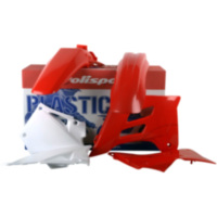 Verkleidung Schutzblech Abdeckung komplett Kit rot/weiß