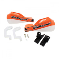 Handprotektor MX Rocks orange 16 / wei&szlig;