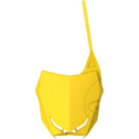 Startnummerntafel gelb 01 8666100001